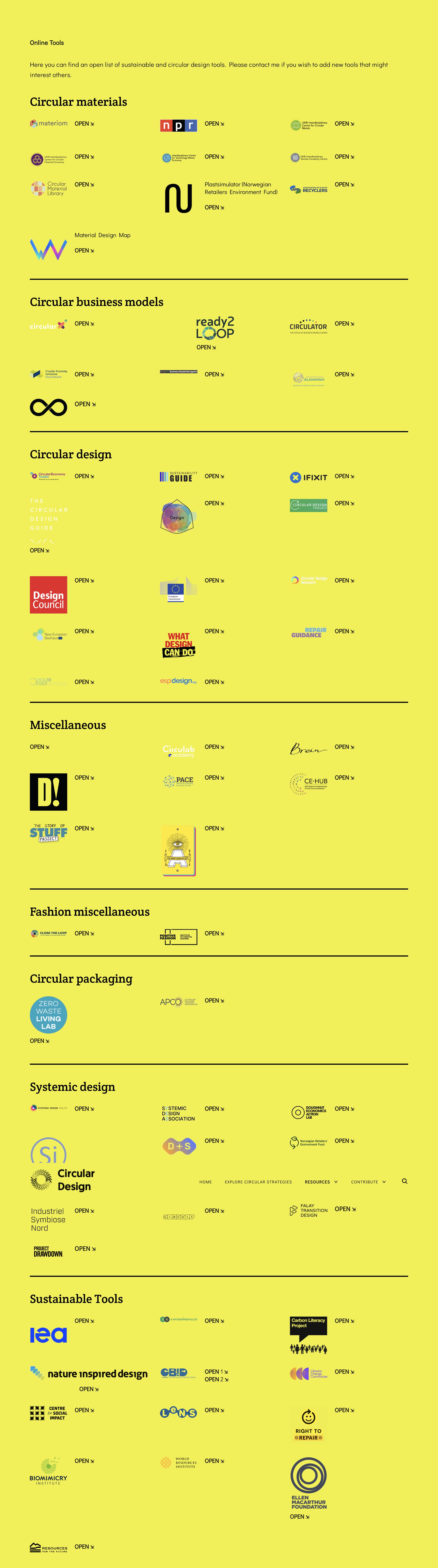 Sustainable Tools _ Circular Design