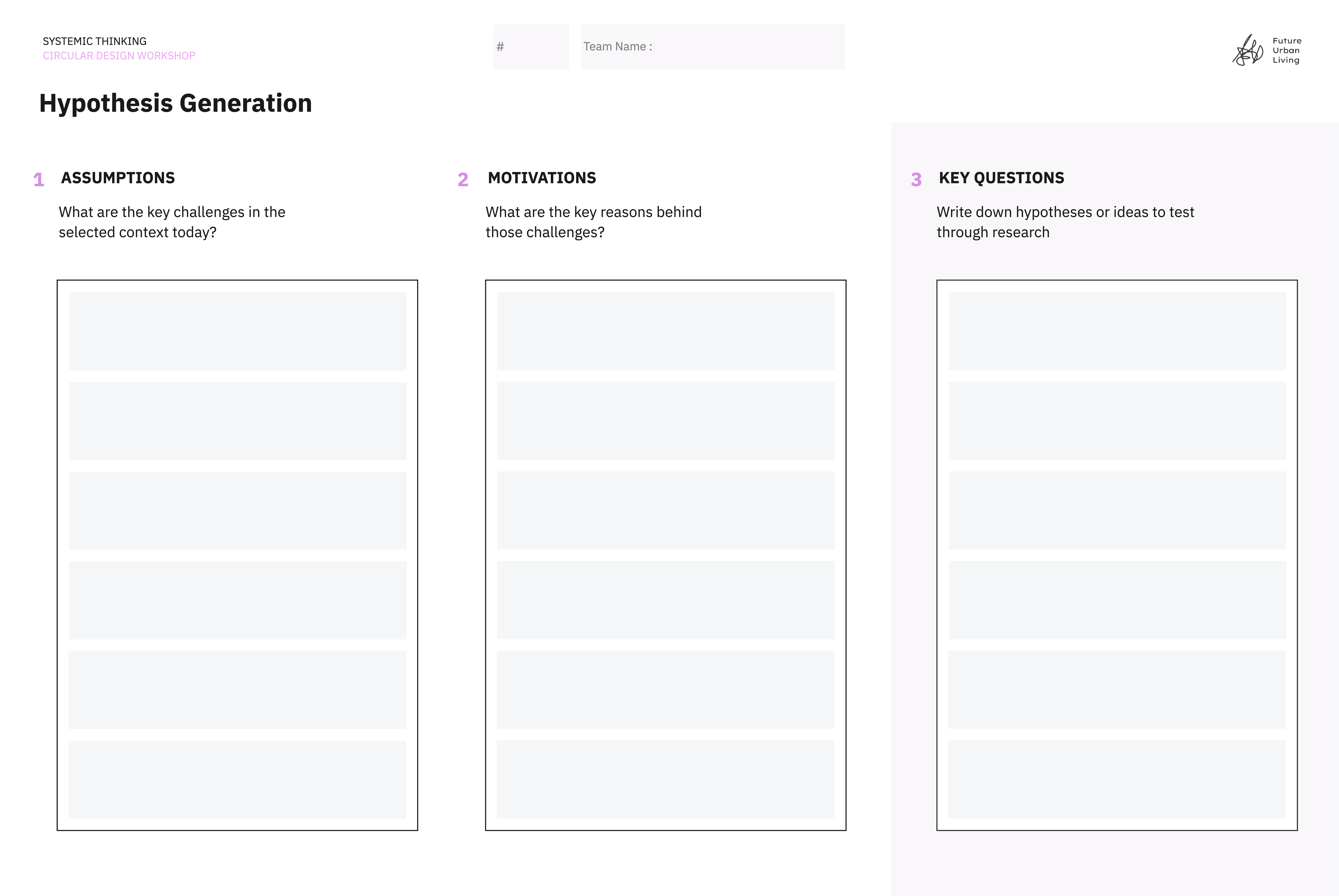 The Systemic Four by Future Urban Living